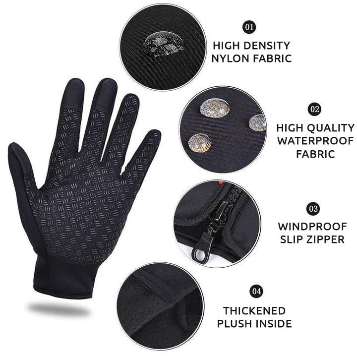 Warm Waterproof Touch Screen Gloves for Winter