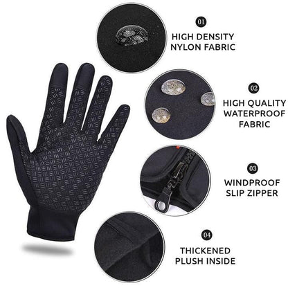 Warm Waterproof Touch Screen Gloves for Winter