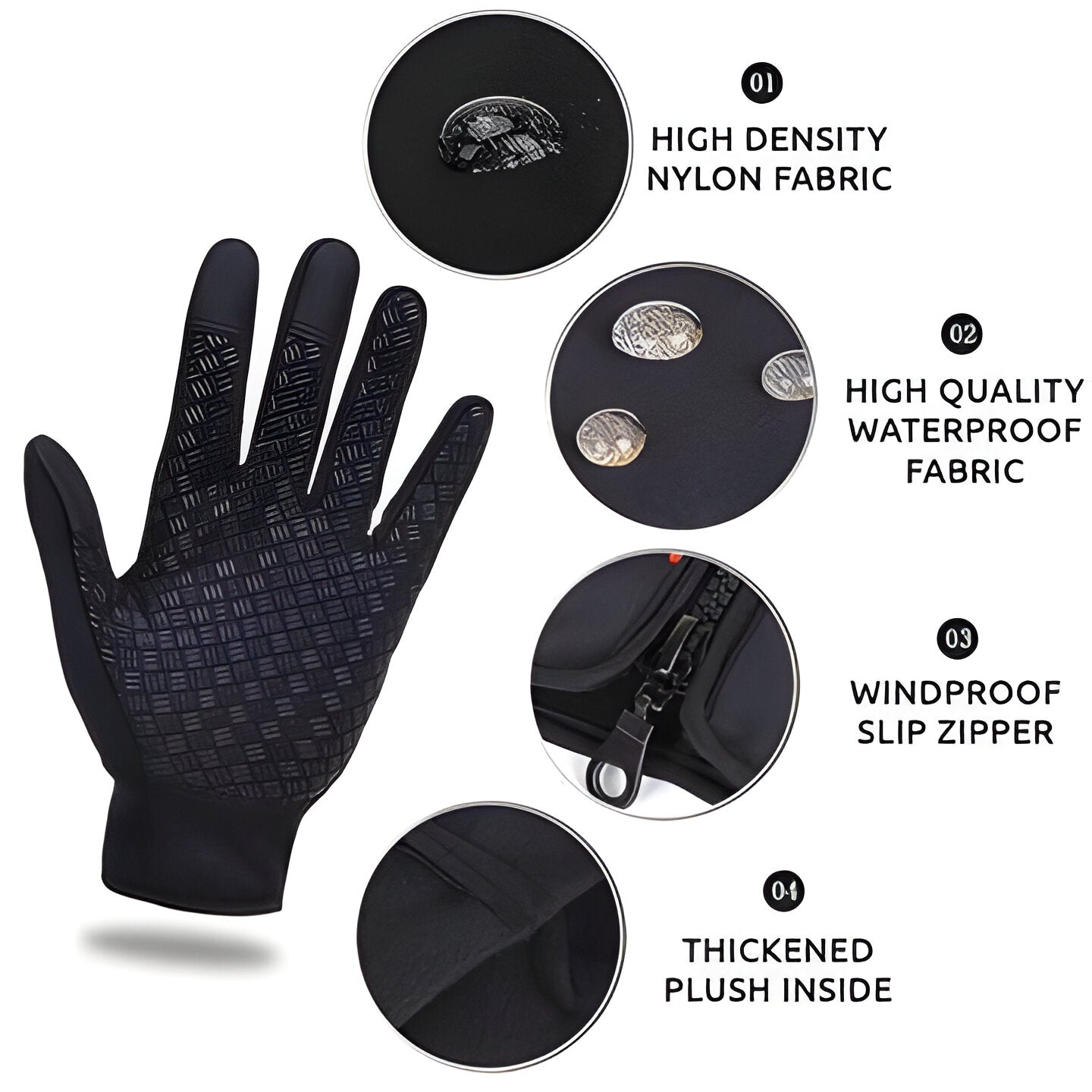 Warm Touchscreen Gloves for Men and Women