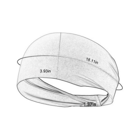 Moisture Wicking Athletic Sport Headband for Men Women