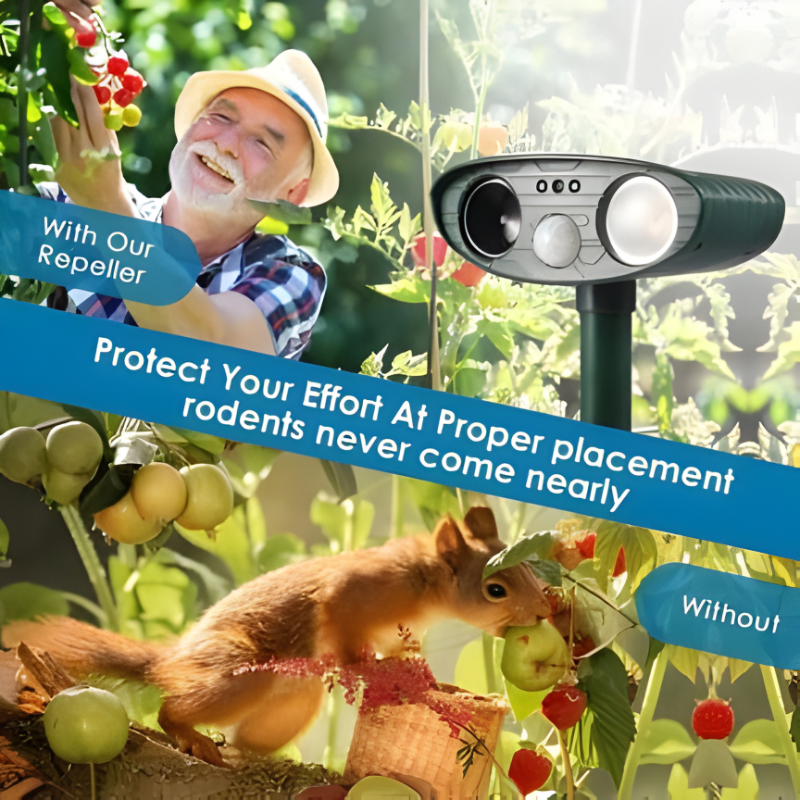 Effective Solar Chipmunk Repellent Device