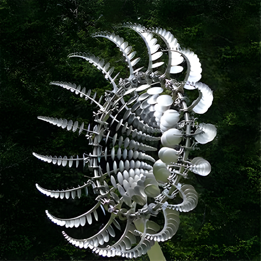 Colorful Outdoor Garden Metal Wind Spinners Decoration - Hehif