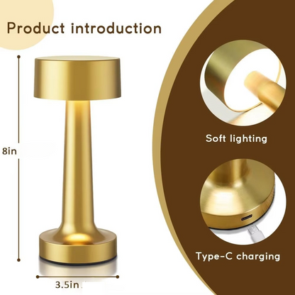 Contemporary USB Table Lamp with Sensor Night Light