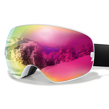Waterproof Ski Goggles with Fog Proof UV Protection Lens