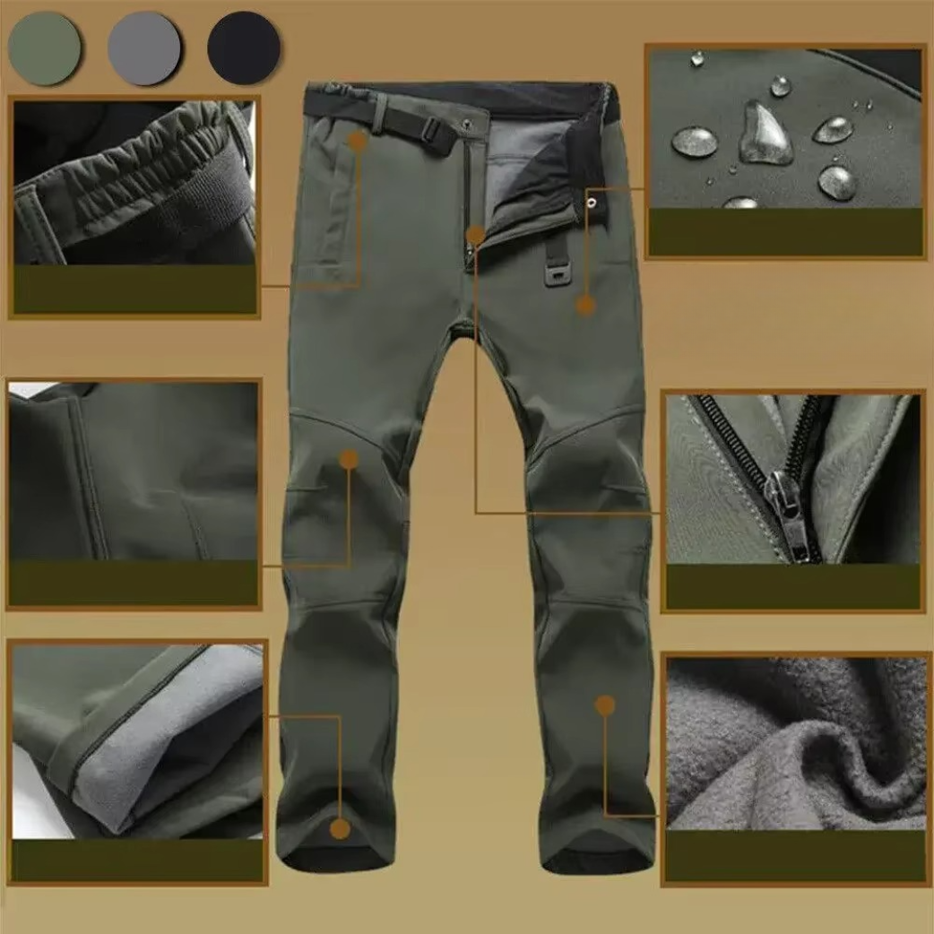 Waterproof Insulated Snow Pants for Men