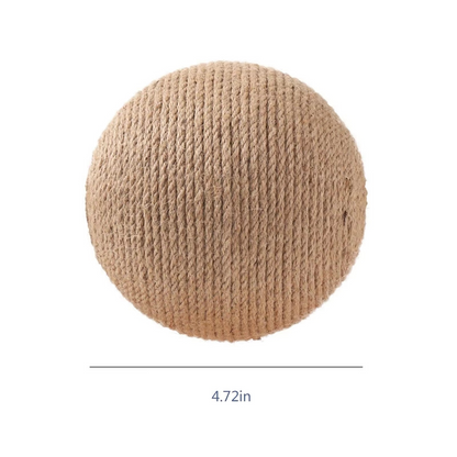 Sturdy Natural Fiber Cat Scratcher Toy