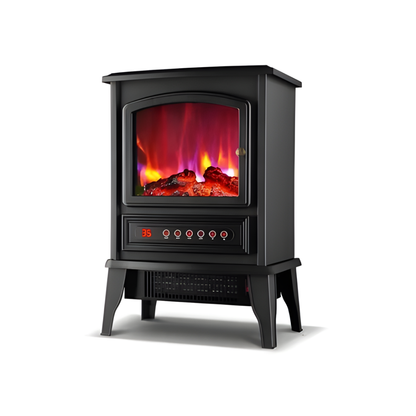 Realistic Flame Electric Space Heater for Home - Hehif