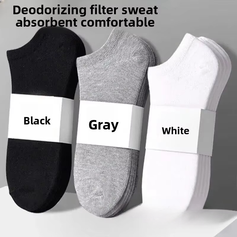 Breathable Ankle Boat Socks for Daily Wear