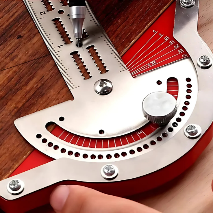 Accurate Metal Carpenter Square and Edge Guide Ruler