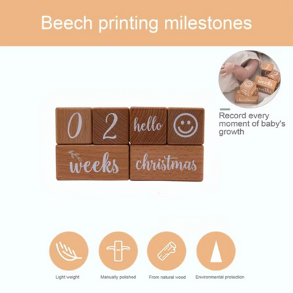 Personalized Wooden Baby Keepsake Blocks