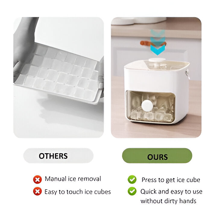 Easy Release 2-Stage Ice Cube Tray