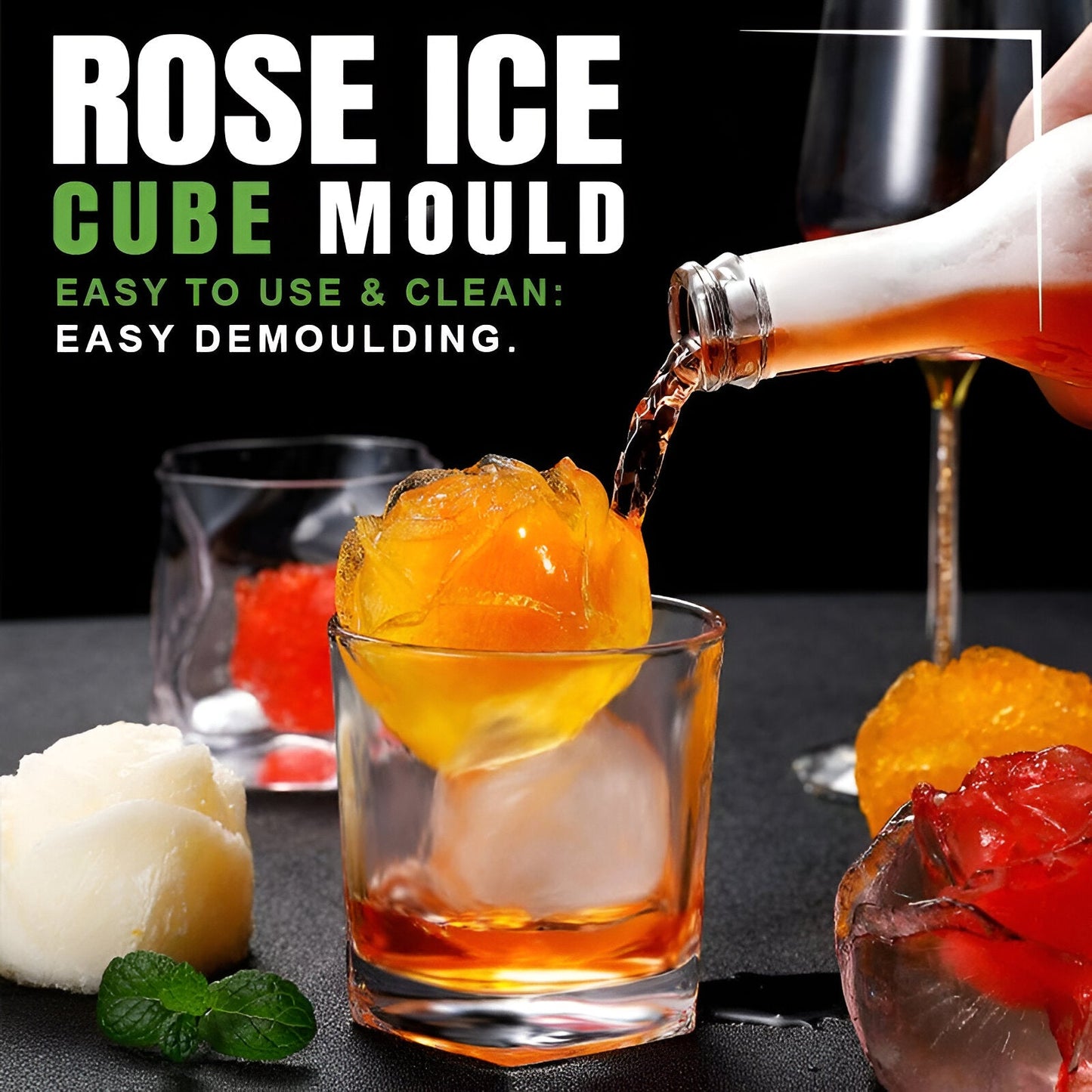 Easy Release 2-Stage Ice Cube Tray