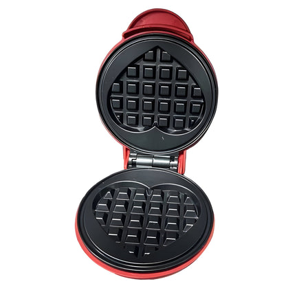 Portable Electric Waffle and Cookie Baker, Small Non-Stick Appliance