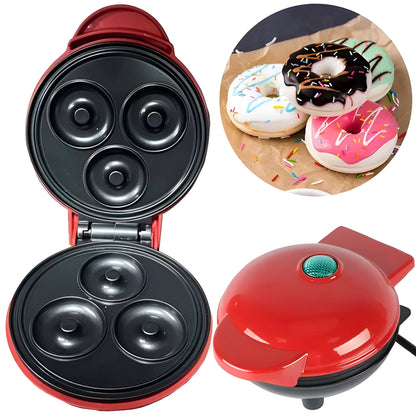 Portable Electric Waffle and Cookie Baker, Small Non-Stick Appliance