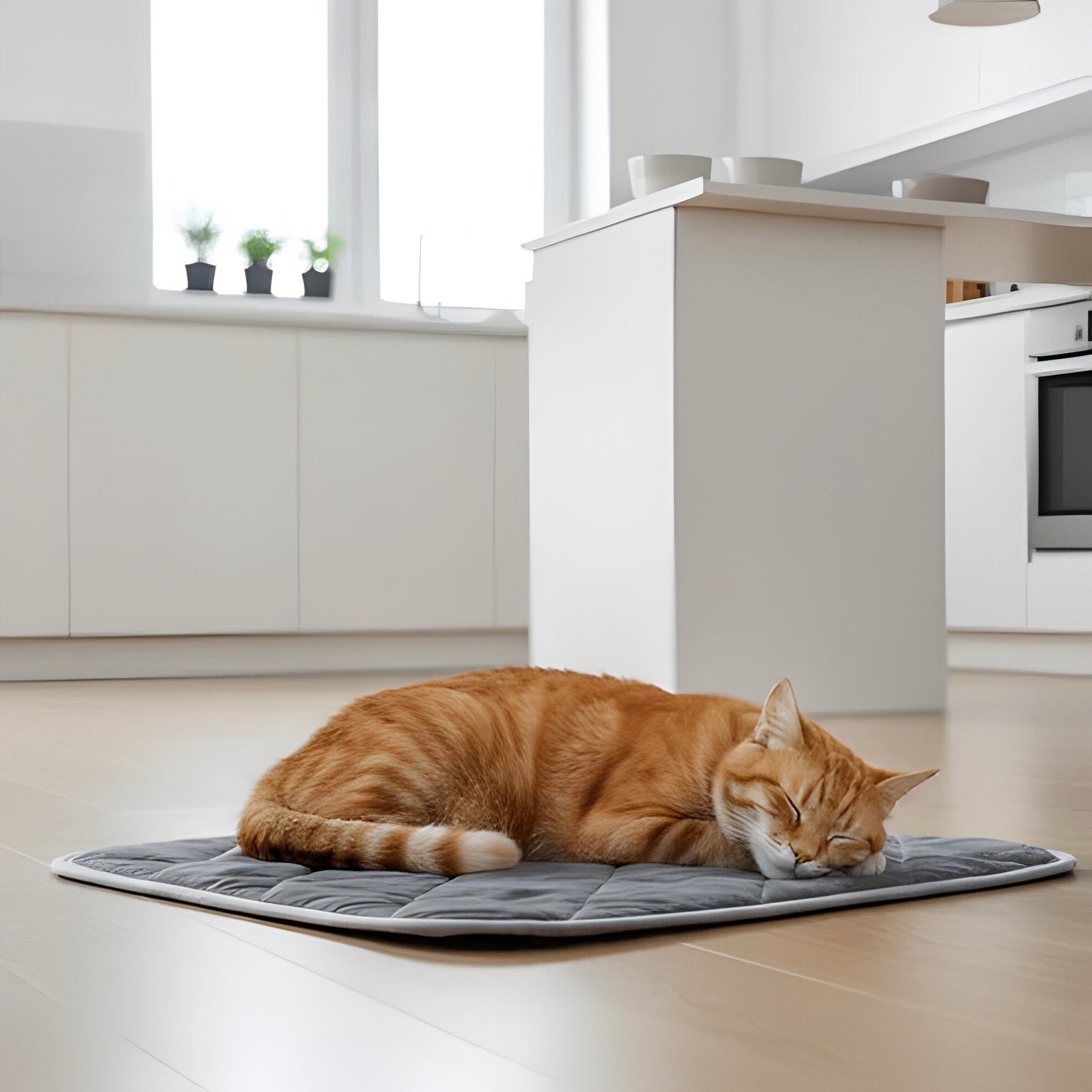 Heated Pet Bed for Warmth and Orthopedic Support