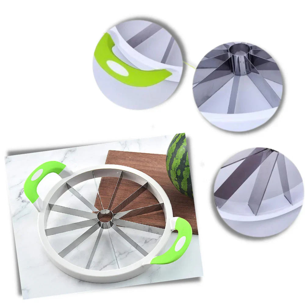 Easy Grip Fresh Fruit Slicer - 12 Slice Kitchen Cutter