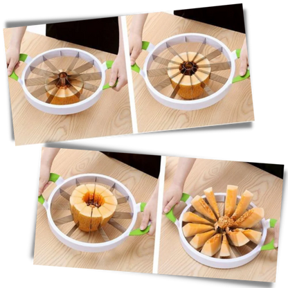 Easy Grip Fresh Fruit Slicer - 12 Slice Kitchen Cutter