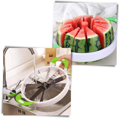 Easy Grip Fresh Fruit Slicer - 12 Slice Kitchen Cutter