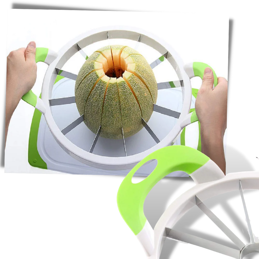 Easy Grip Fresh Fruit Slicer - 12 Slice Kitchen Cutter
