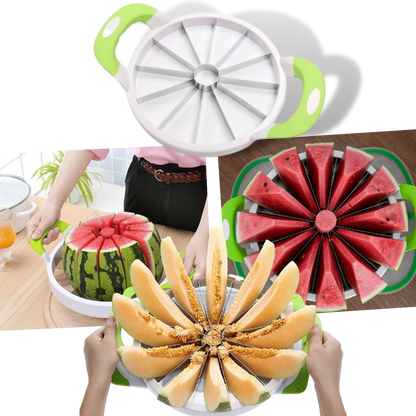Easy Grip Fresh Fruit Slicer - 12 Slice Kitchen Cutter