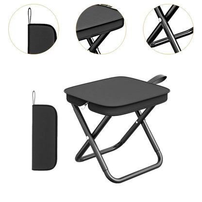 Collapsible Lightweight Camping Chair with Strong Metal Legs