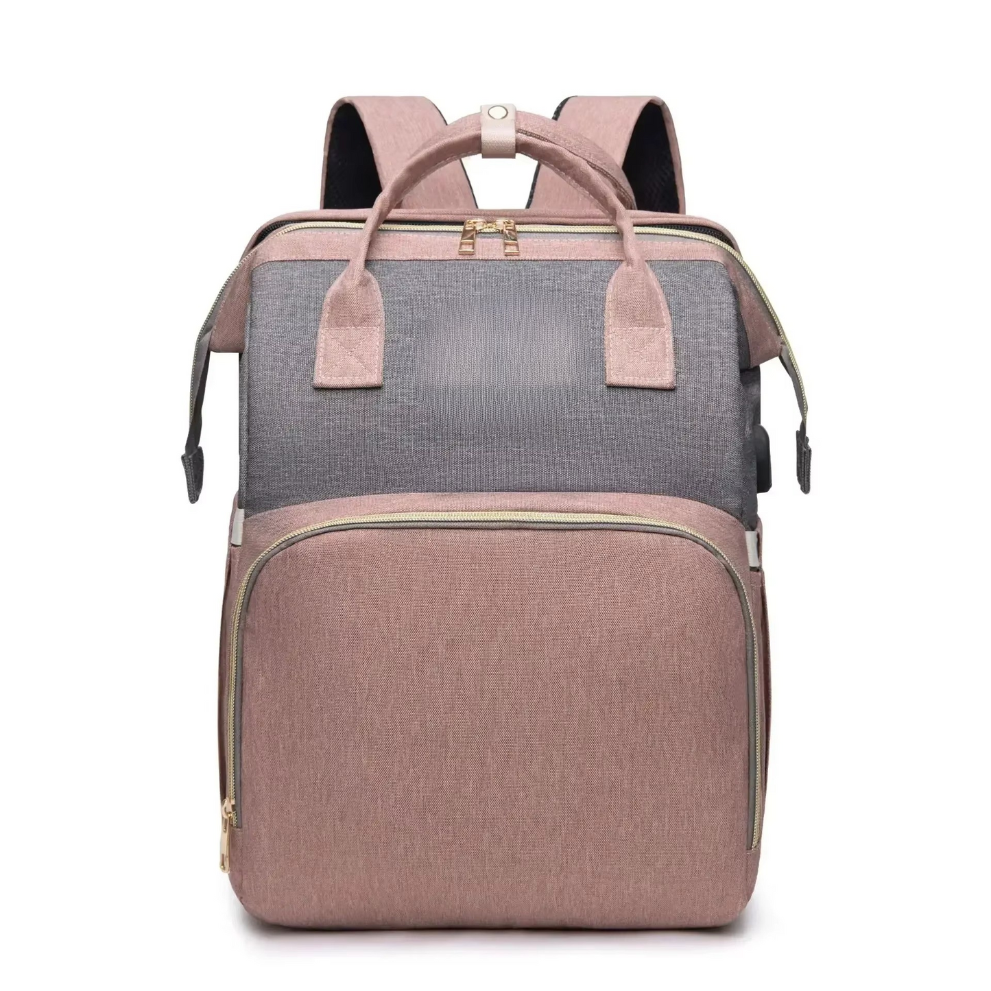 Compact Travel Crib and Spacious Baby Diaper Bag Backpack