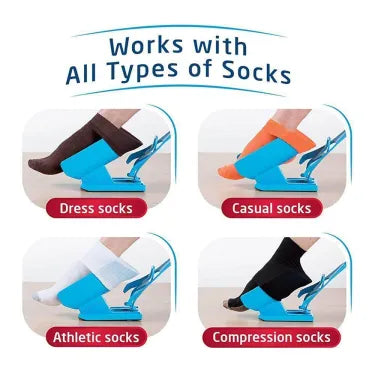 Simple Slip On Compression Sock Helper Kit