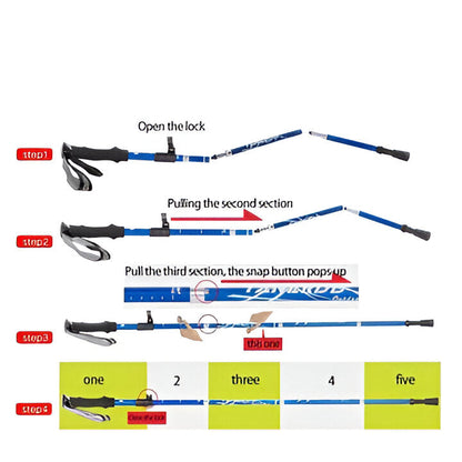 Collapsible Hiking Walking Sticks