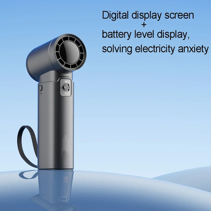 Compact Rechargeable Handheld Fan with Fast Charging
