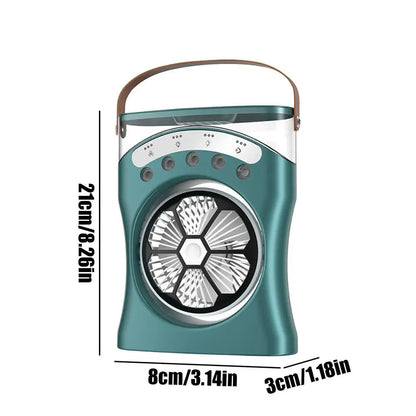 Compact Personal Evaporative Cooler with Mist Feature