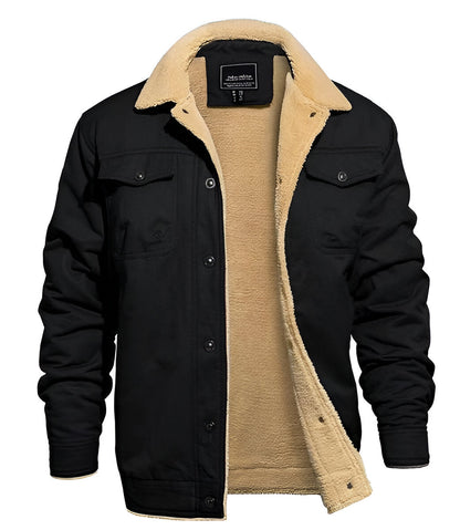 Classic Pilot Leather Bomber Jacket - Hehif