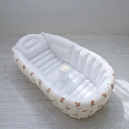 Portable Baby Bath Tub with Comfort Backrest and Air Pump
