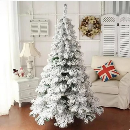 Festive Snowy Christmas Tree for Home Decor