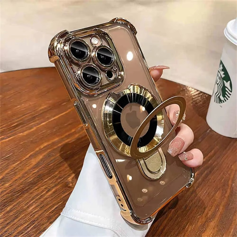 Strong Magnetic iPhone Case with Stand & Impact Protection