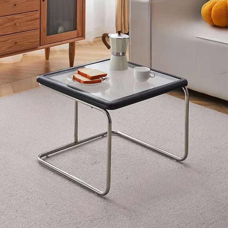 Classic Wicker Coffee Table with Glass Top