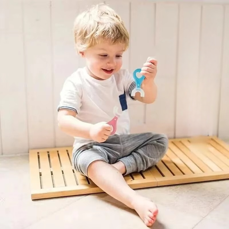 Soft Bristle Childrens Toothbrush Set for Kids Oral Care