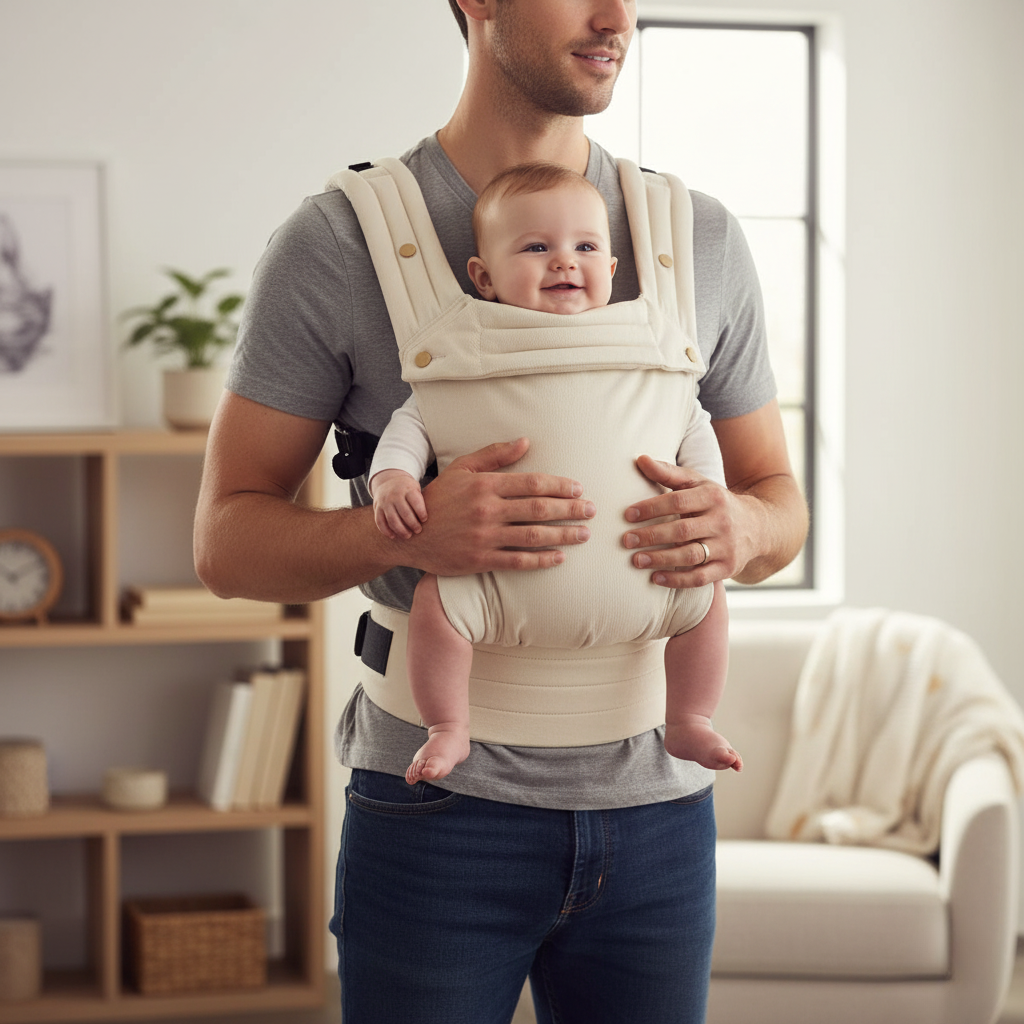 Comfortable Baby Sling with Adjustable Back Support