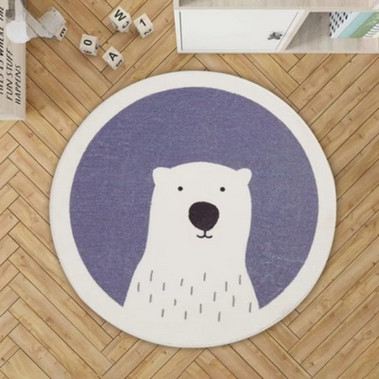 Soft Plush Baby Playmat with Cute Animal Design
