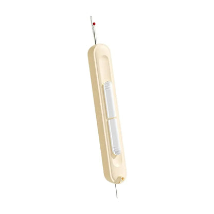 Portable Sewing Needle Threader with Built in Cutter
