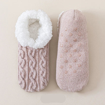 Warm Fuzzy Grip Socks for Cold Weather