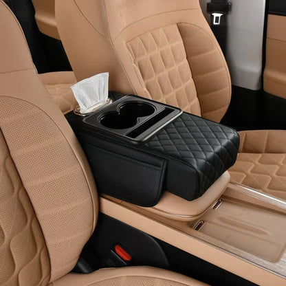 Luxury Vehicle Armrest Pad with Storage Compartment