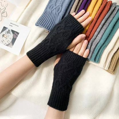 Warm Cozy Fingerless Winter Gloves