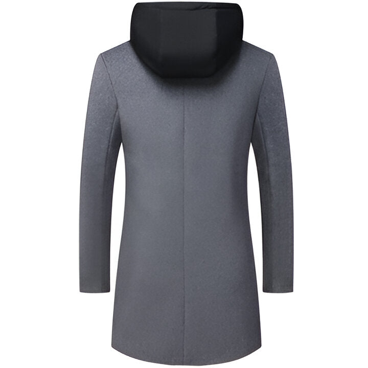 Detachable Hood Parka Coat