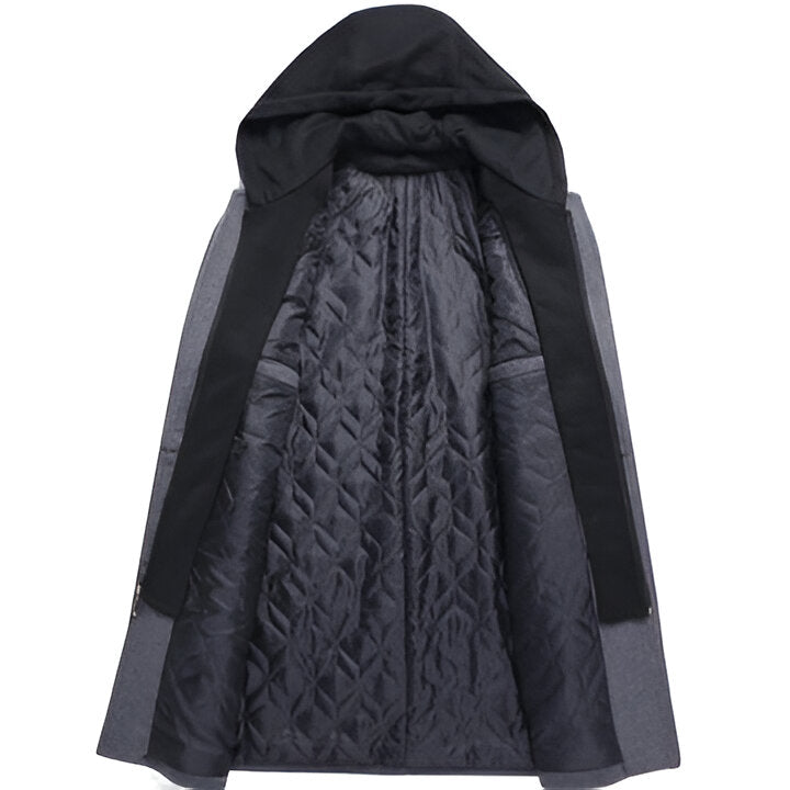Detachable Hood Parka Coat