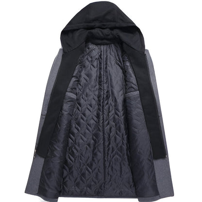 Detachable Hood Parka Coat