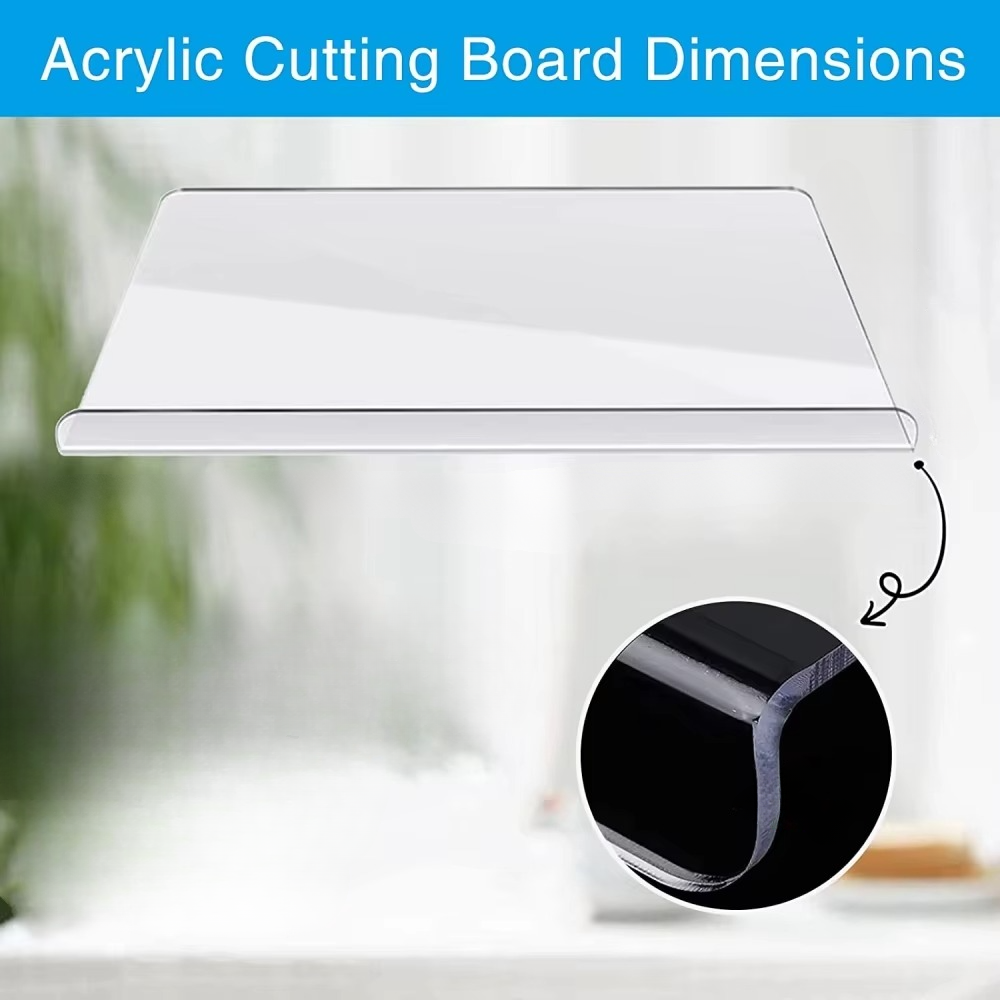 Durable Plastic Easy Grip Cutting Board for Home Kitchen