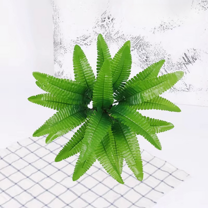 Realistic Artificial Boston Fern for Home and Garden Decor