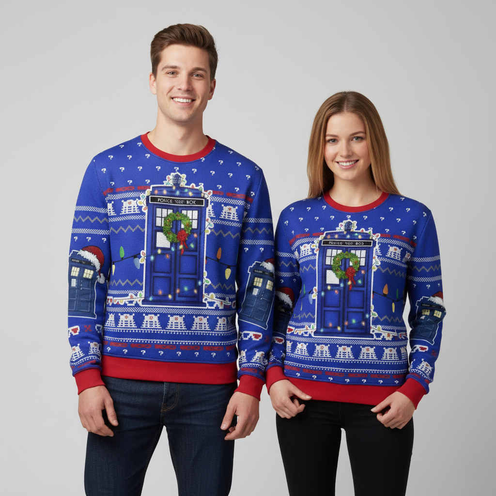 Unique Festive Christmas Sweatshirt for Men Women