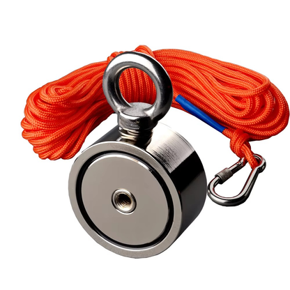 Strong Neodymium Fishing Magnet Set 80/120KG with Rope
