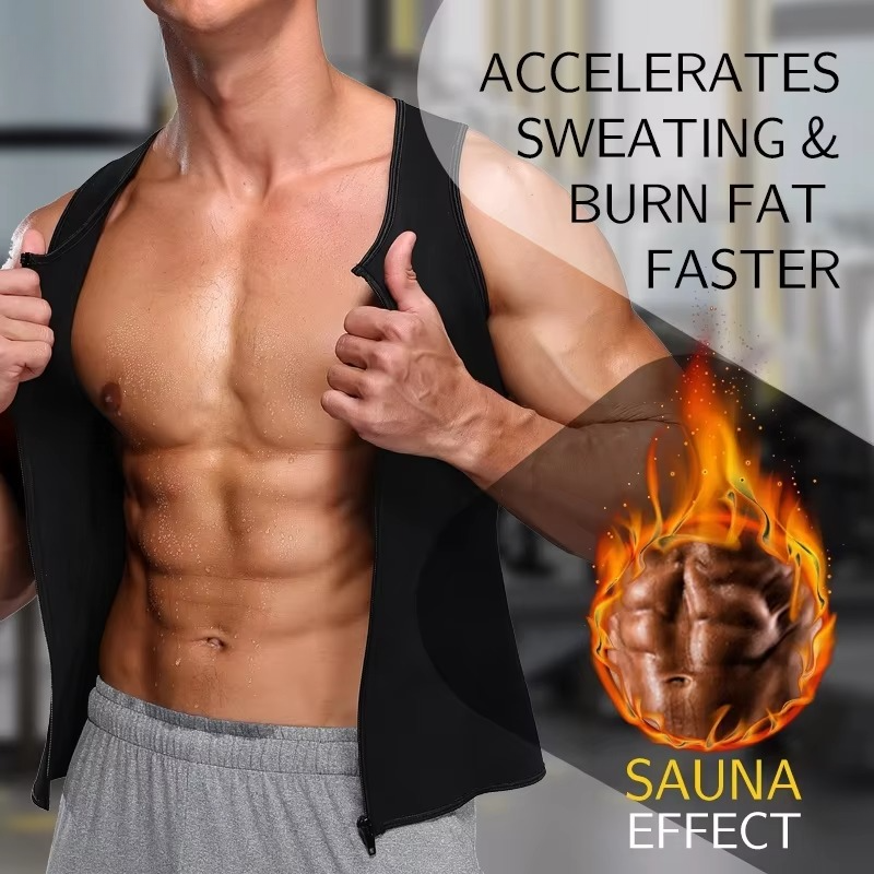Men's Slim Fit Waist Trainer Tank Top